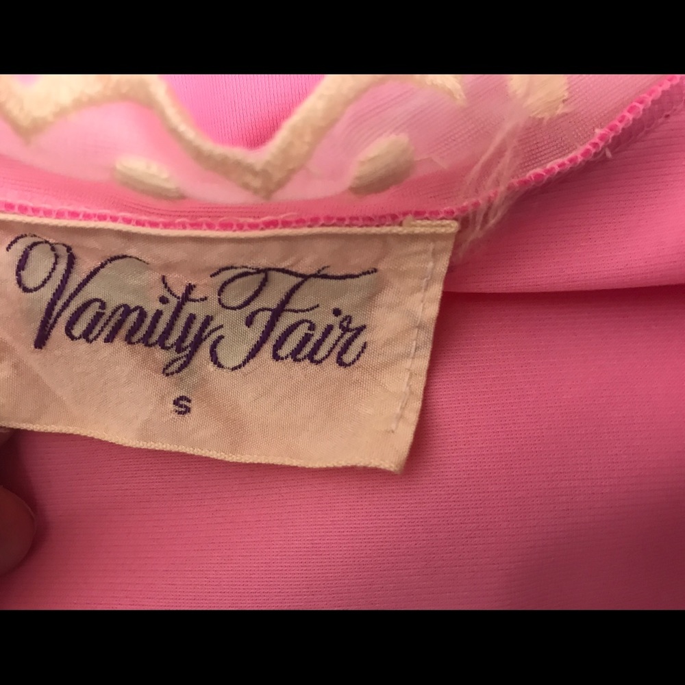 Vintage Vanity Fair Robe Pink Nylon - Picture 3 of 8